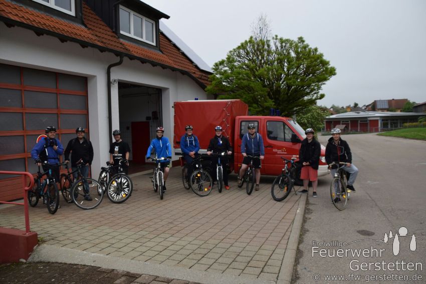 Radtour der Jugendfeuerwehrgruppe Gussenstadt
